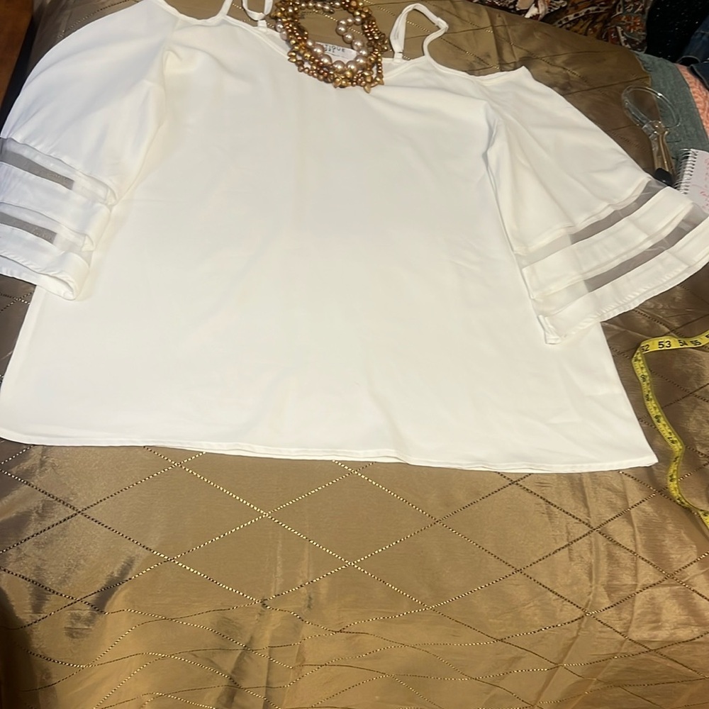Boutique 1921’s chalk white w adjustable straps